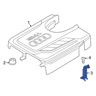 Audi OE - Engine Cover Bracket