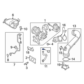 Audi OE - Turbocharger Oil Line O-Ring