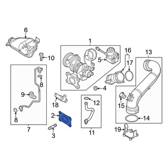 Audi OE - Turbocharger Gasket