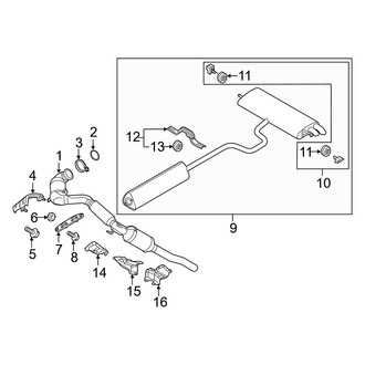 Audi OE - Exhaust System - Exhaust Components (Premium / Premium Plus / Prestige)