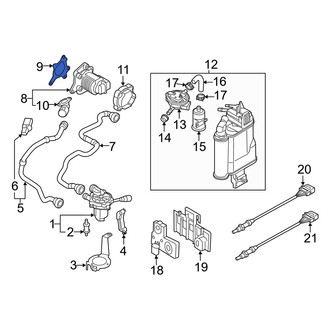 Audi OE - Secondary Air Injection Control Valve Gasket