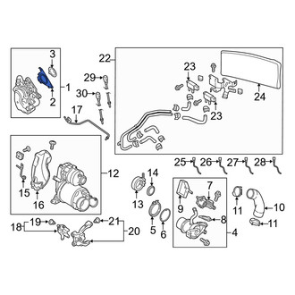 Audi OE - Exhaust Gas Recirculation (EGR) Valve Gasket