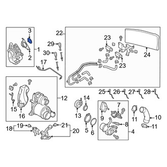 Audi OE - Exhaust Gas Recirculation (EGR) Valve Seal