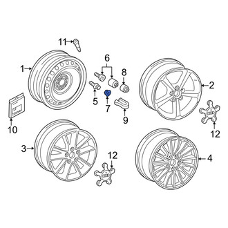 Audi OE - Wheel Lug Bolt Cap