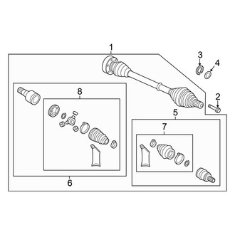 Audi OE - Front Suspension - Drive Axles