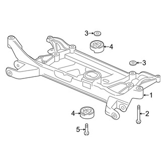 Audi OE - Front Suspension - Suspension Mounting