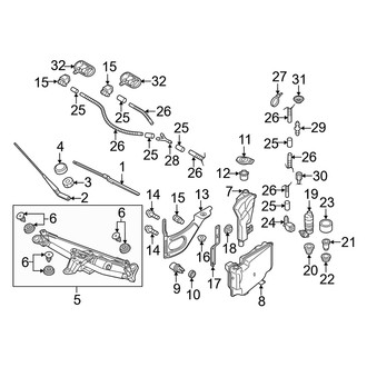 Audi OE - Windshield - Wiper & Washer Components (Premium Plus / Prestige)