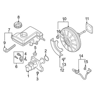 Audi OE - Cowl - Components on Dash Panel