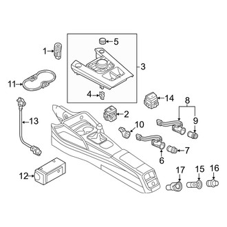Audi OE - Console (Switches & Controls), (Premium Plus / Prestige)