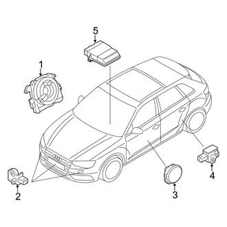 Audi OE - Restraint Systems - Air Bag Components (Modules & Sensors)