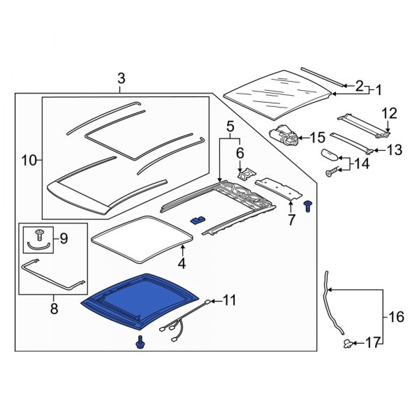 Sunroof Frame