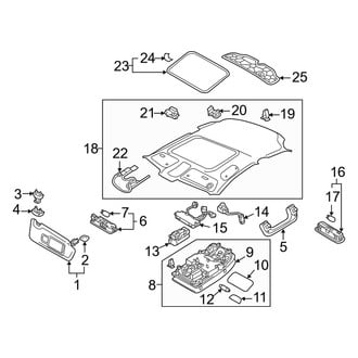 Audi OE - Roof - Interior Trim (Roof Trim)