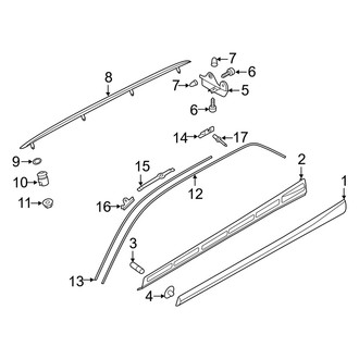 Audi OE - Pillars, Rocker & Floor - Exterior Trim (Premium / Premium Plus / Prestige)
