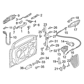 Audi OE - Front Door - Lock & Hardware