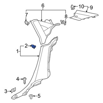 Audi OE - Quarter Panel Trim Panel Clip