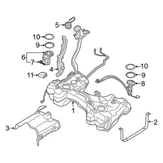 Audi OE - Right Fuel Sender and Hanger Assembly