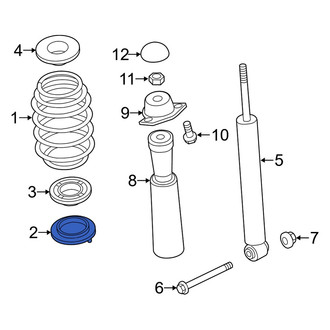 Audi OE - Rear Lower Coil Spring Insulator