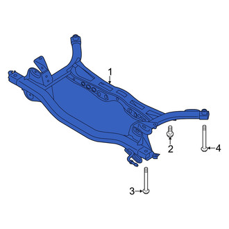 Audi OE - Rear Suspension Subframe Crossmember