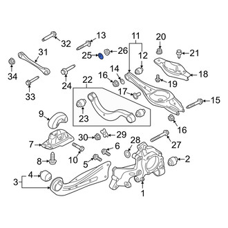 Audi OE - Rear Alignment Camber Adjusting Eccentric