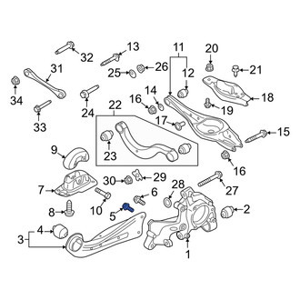 Audi OE - Suspension Trailing Arm Bolt