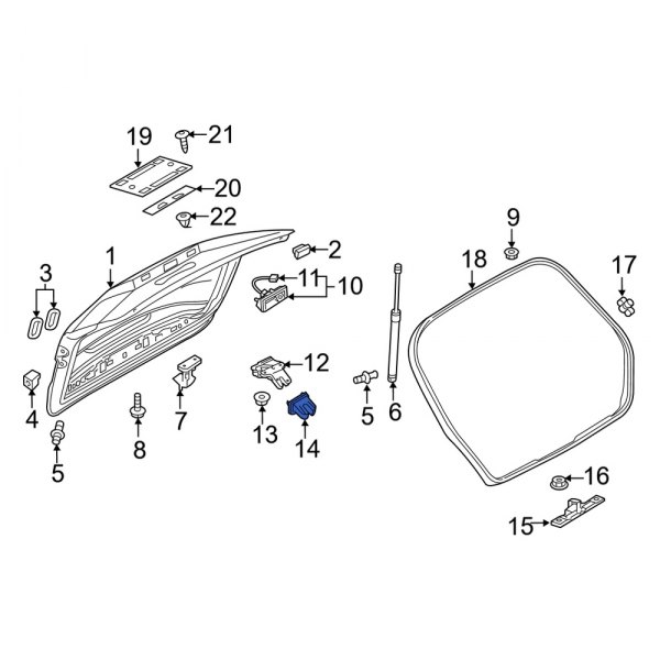 Liftgate Latch Cover