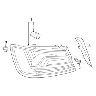 Audi OE - Rear Lamps - Tail Lamps (TDI Premium / TDI Premium Plus / TDI Prestige)