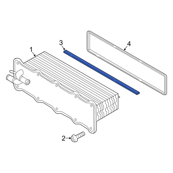 Audi OE 04E145757 Intercooler Gasket