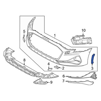 Audi OE - Front Left Bumper Guide