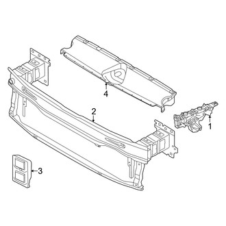 Audi OE - Front Bumper & Grille - Bumper & Components (Mount Components), (Premium / Premium Plus)