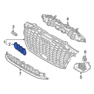 Audi OE - Front Grille Emblem