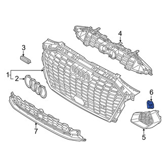 Audi OE - Left Grille Cap