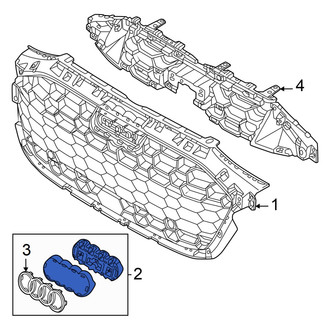 Audi OE - Front Grille Emblem