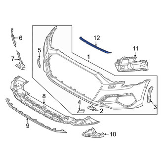Audi OE - Front Center Bumper Trim
