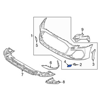 Audi OE - Right Bumper Cover Cap