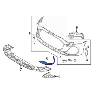Audi OE - Front Left Bumper Trim