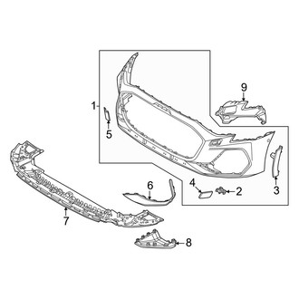 Audi OE - Front Bumper & Grille - Bumper & Components (Cover and Components), (Premium / Premium Plus / Prestige)