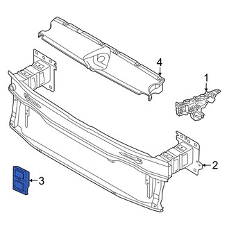 Audi OE - Bumper Impact Bar Insulator