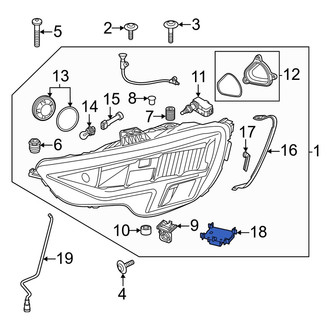 Audi OE - Front Headlight Control Module