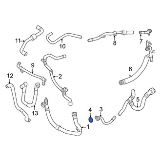 Audi OE - Engine Coolant Pipe O-Ring