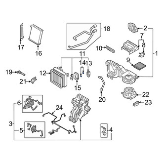 Audi OE - A/C Expansion Valve Seal Kit