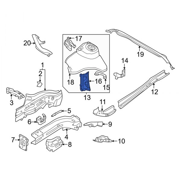 Fender Apron Reinforcement