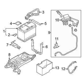 Audi OE - Electrical - Battery (12 Volt), (Premium / Premium Plus / Prestige)