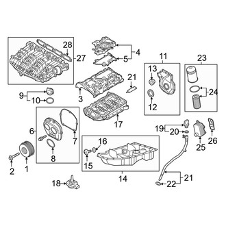 Audi OE - Engine / Transaxle - Engine Parts (Premium / Premium Plus / Prestige)