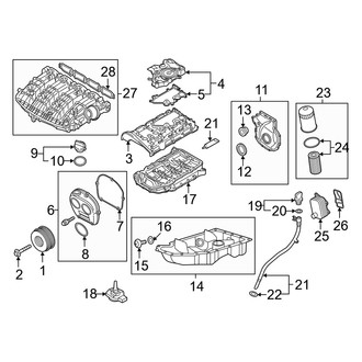 Audi OE - Engine / Transaxle - Engine Parts (Premium / Premium Plus / Prestige)