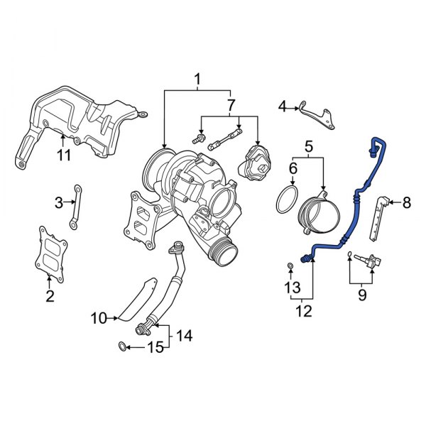 Turbocharger Oil Line