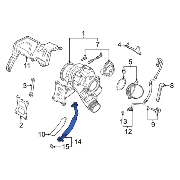 Turbocharger Outlet Tube