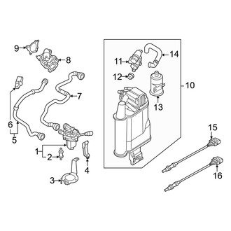 Audi OE - Emission System - Emission Components (Premium / Premium Plus / Prestige)