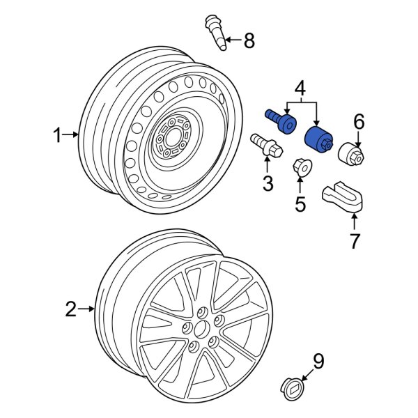 Wheel Lug Bolt