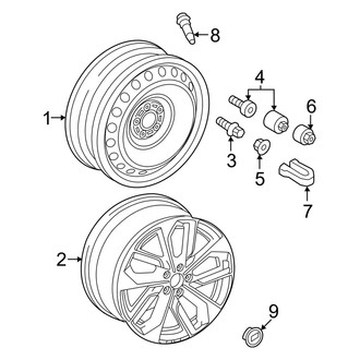 Audi OE - Wheels (19"), (Premium / Premium Plus / Prestige)