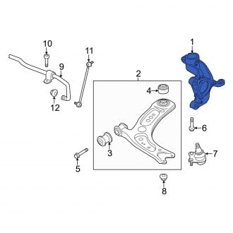 Audi S3 Steering Knuckles, Spindles & Parts — CARiD.com